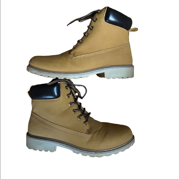 Womens boots size 10 ankle unbranded Timberland style - Picture 3 of 5